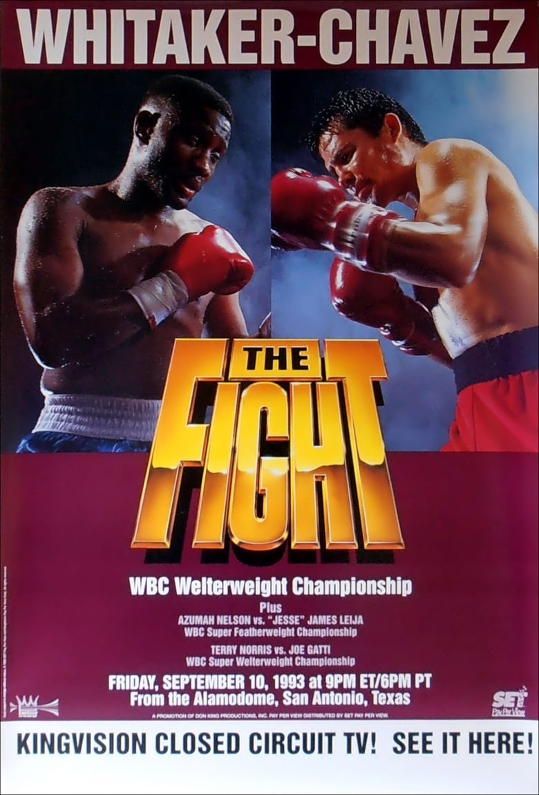 Poster of Pernell Whitaker vs. Julio César Chávez