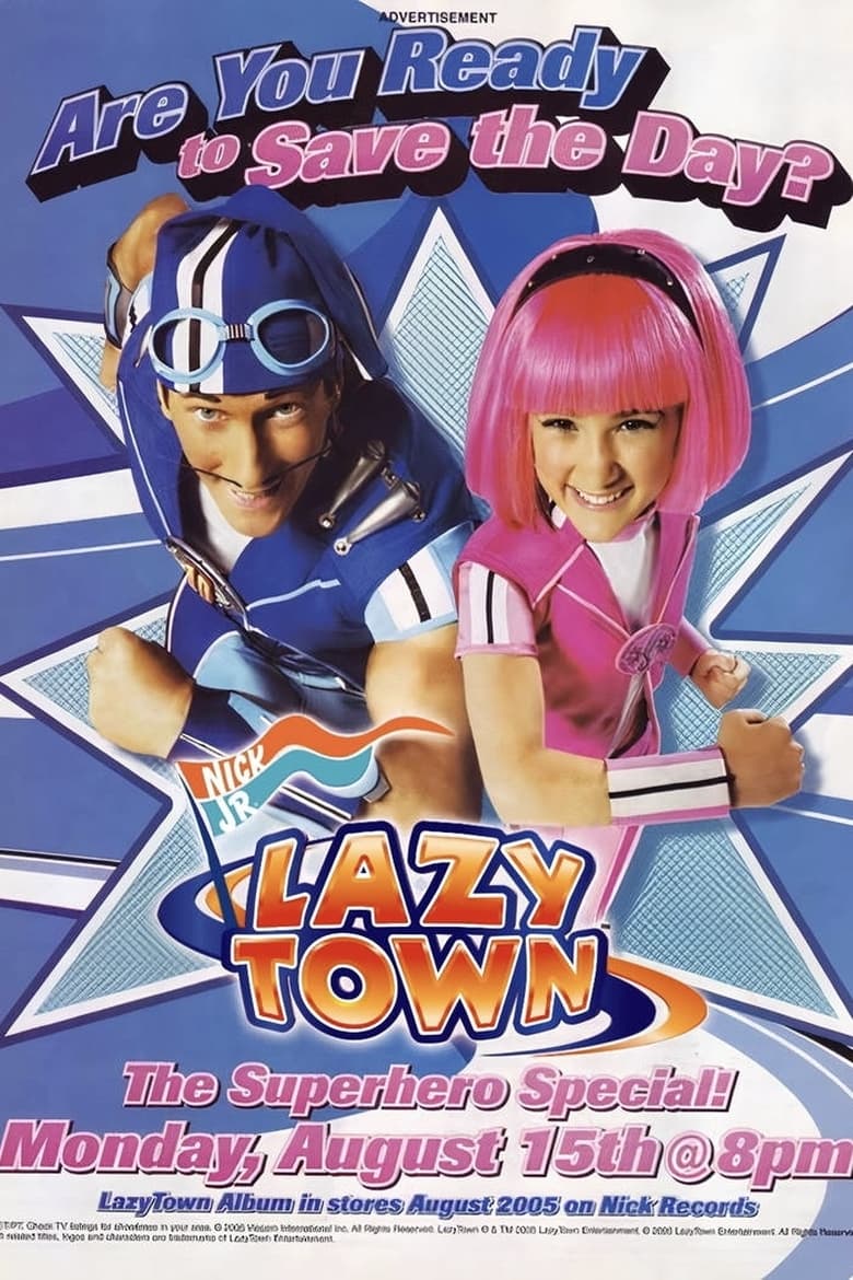 Poster of LazyTown’s New Superhero