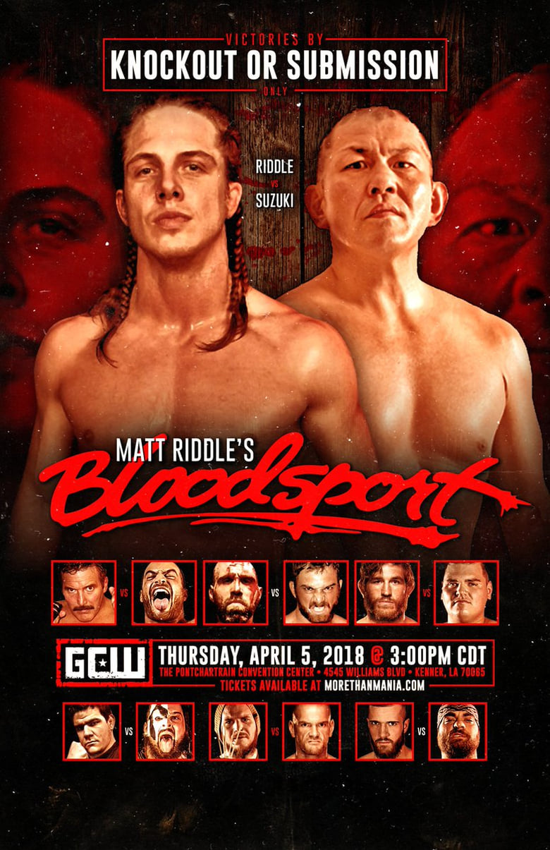 Poster of GCW Matt Riddle's Bloodsport