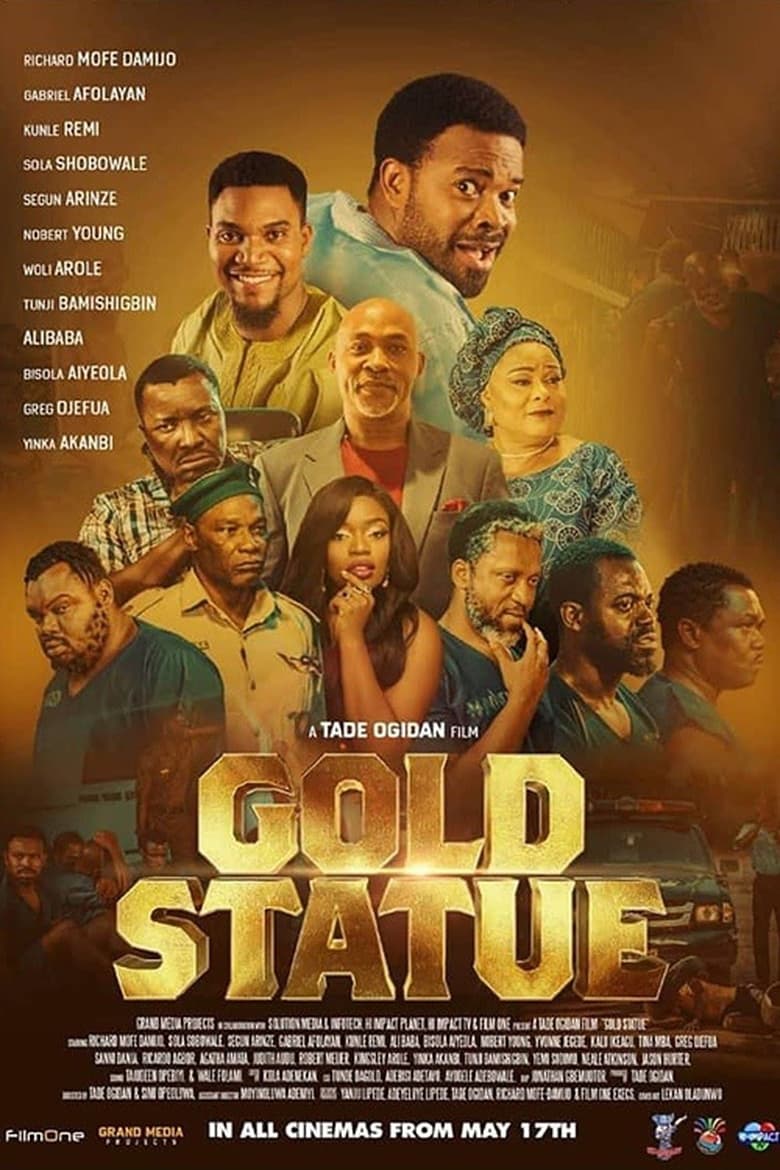 Poster of Gold Statue