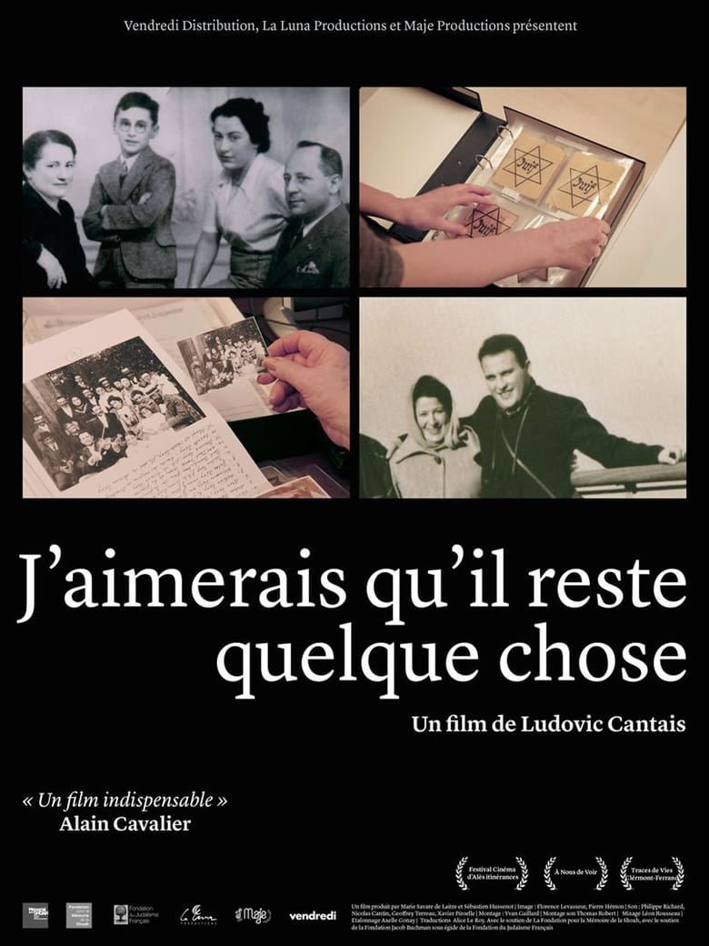 Poster of J'aimerais qu'il reste quelque chose