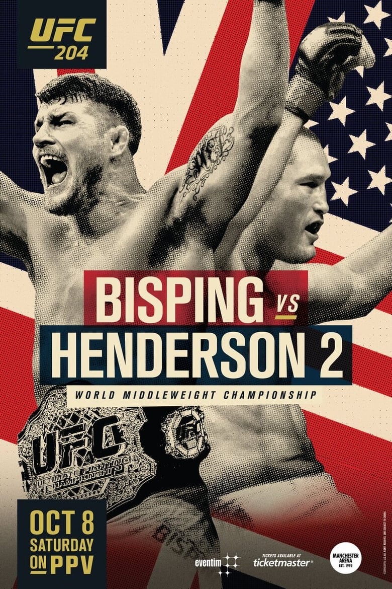 Poster of UFC 204: Bisping vs. Henderson 2