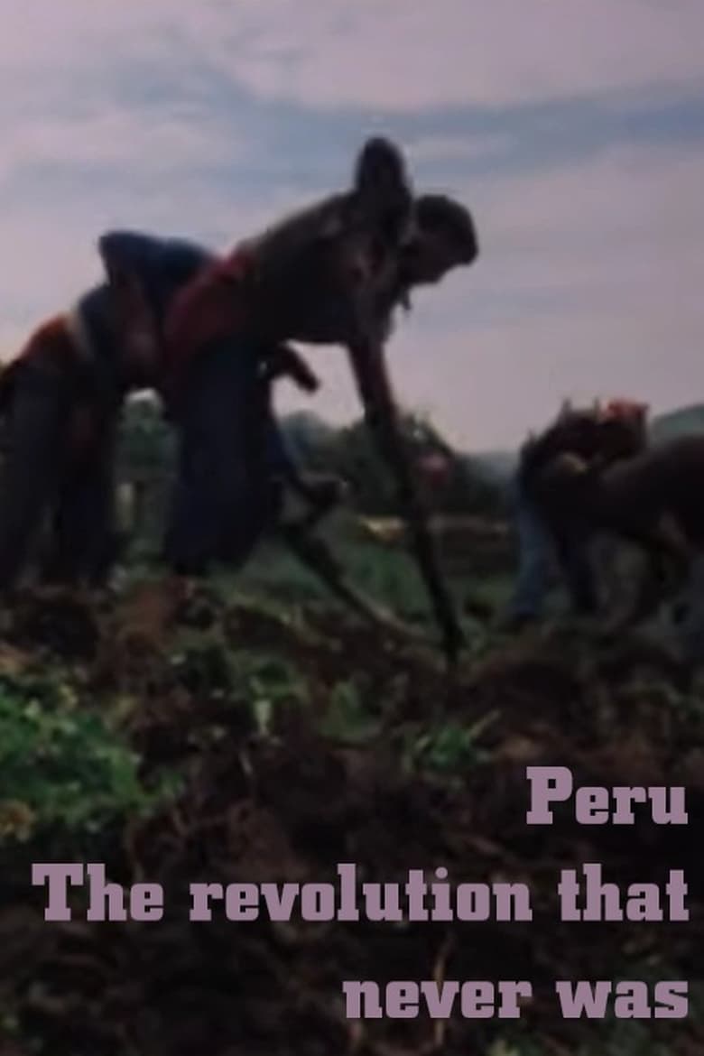 Poster of Peru: The Revolution that never was