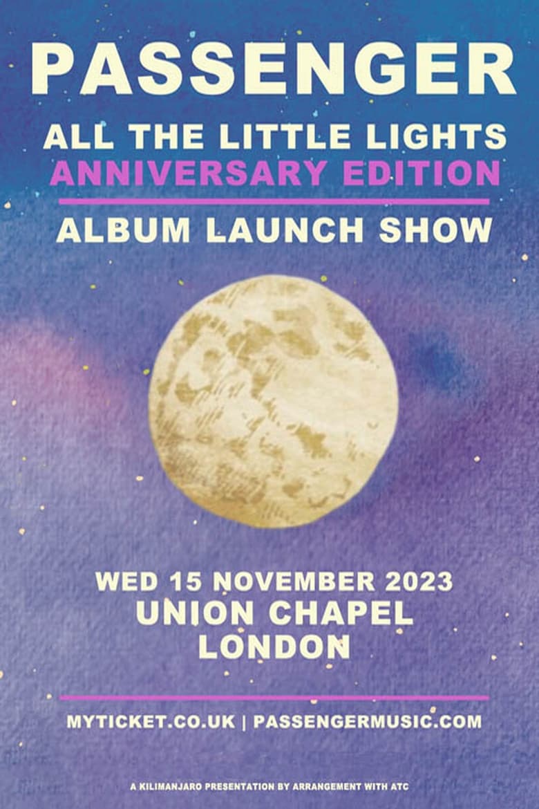 Poster of Passenger: Live from Union Chapel London