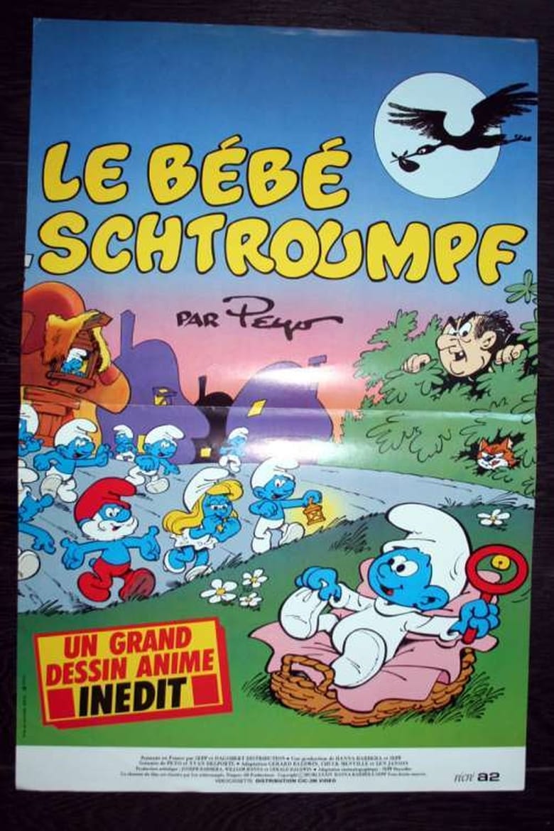 Poster of Le bébé schtroumpf