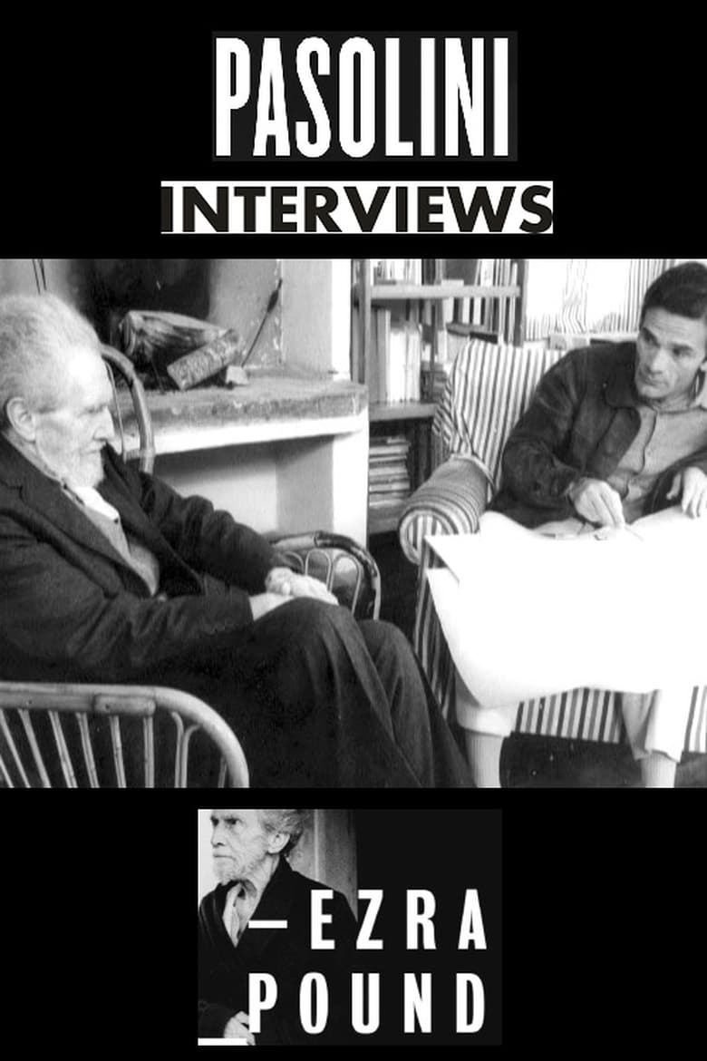 Poster of Pasolini interviews Ezra Pound