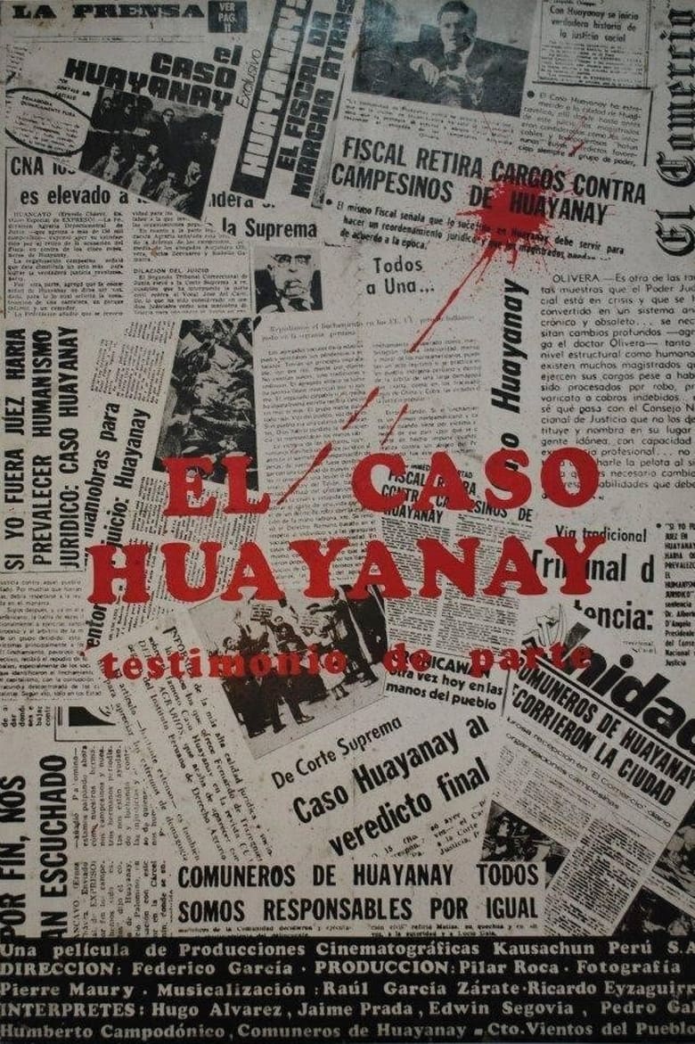 Poster of El Caso Huayanay: Testimonio de Parte