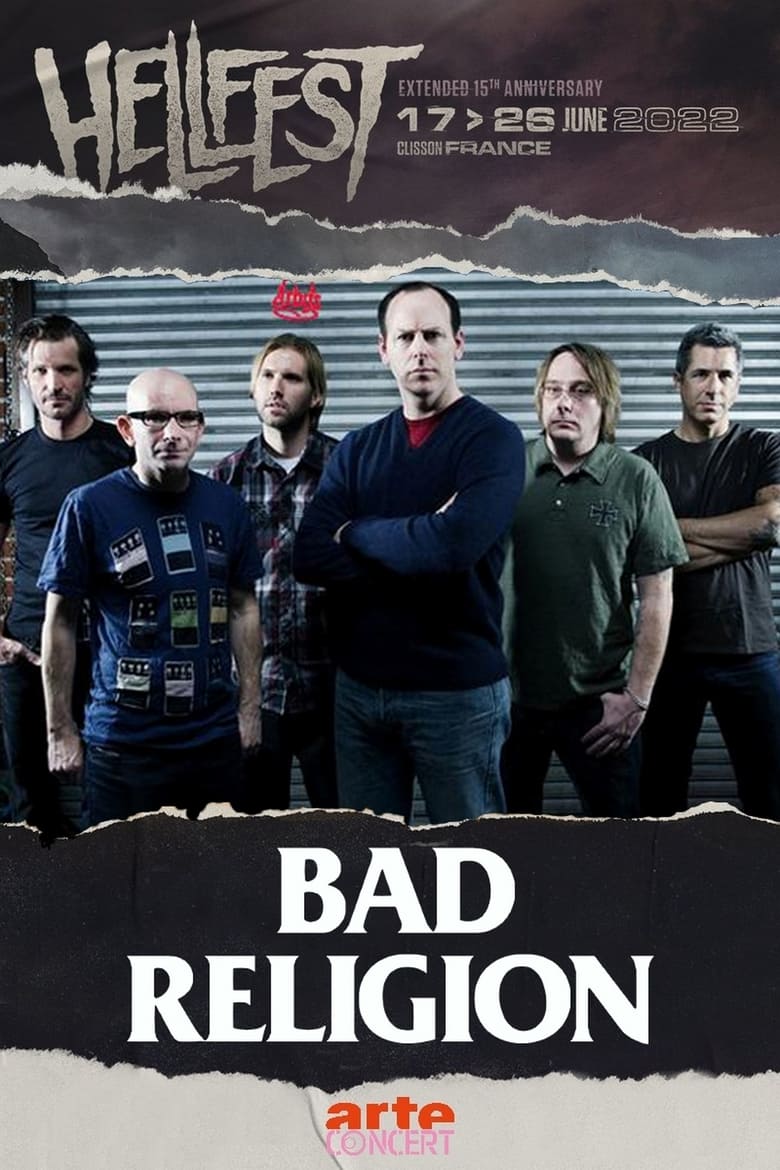 Poster of Bad Religion - Hellfest 2022