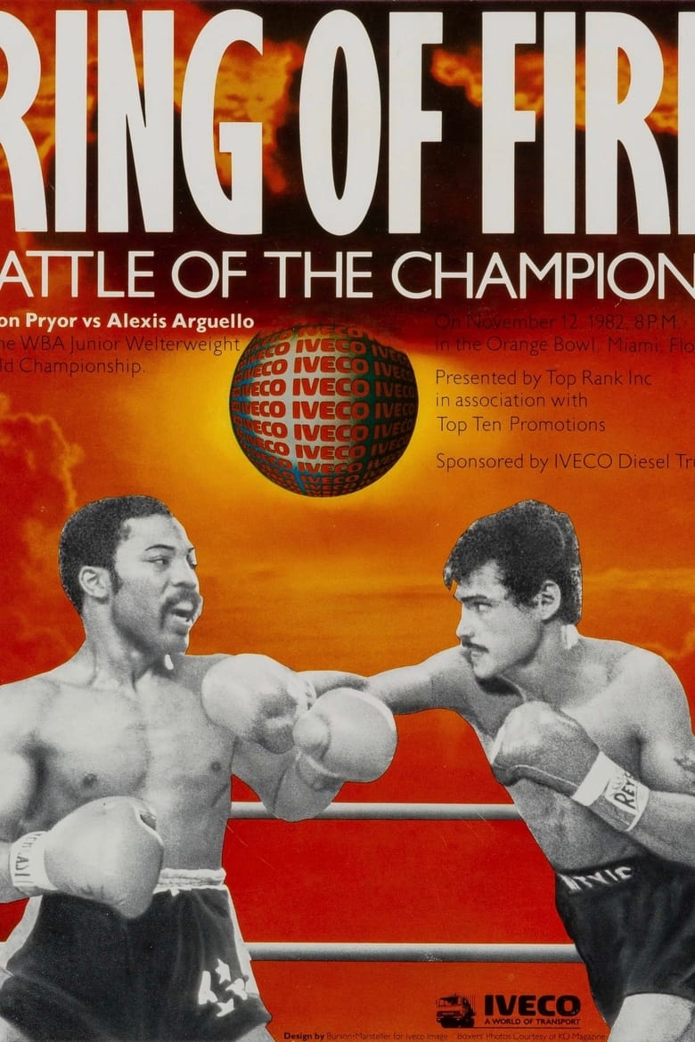 Poster of Aaron Pryor vs. Alexis Arguello I