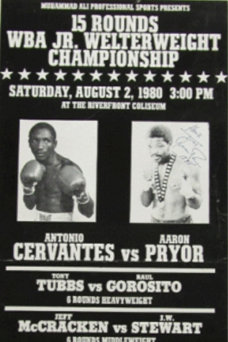 Poster of Antonio Cervantes vs. Aaron Pryor