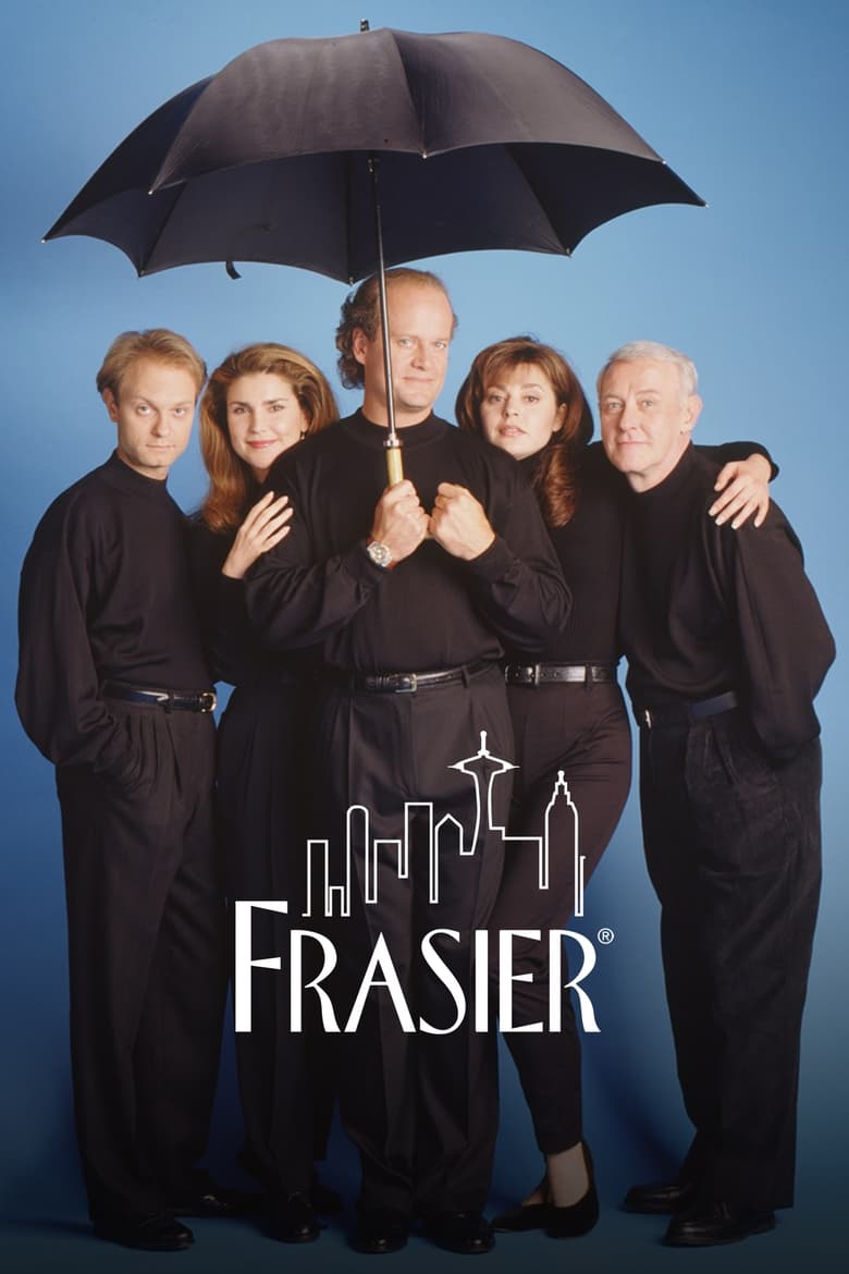 Poster of Cast and Crew in Frasier - Season 2 - Episode 16 - The Show Where Sam Shows Up