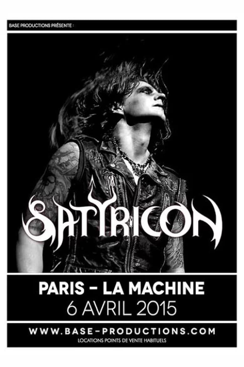 Poster of Satyricon - La Machine Du Moulin Rouge  (Paris, France 2015)