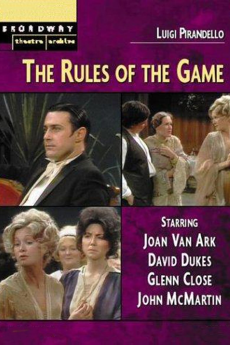 Poster of The Rules of the Game