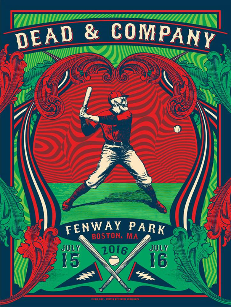 Poster of Dead & Company 2016-07-15 Fenway Park, Boston, MA