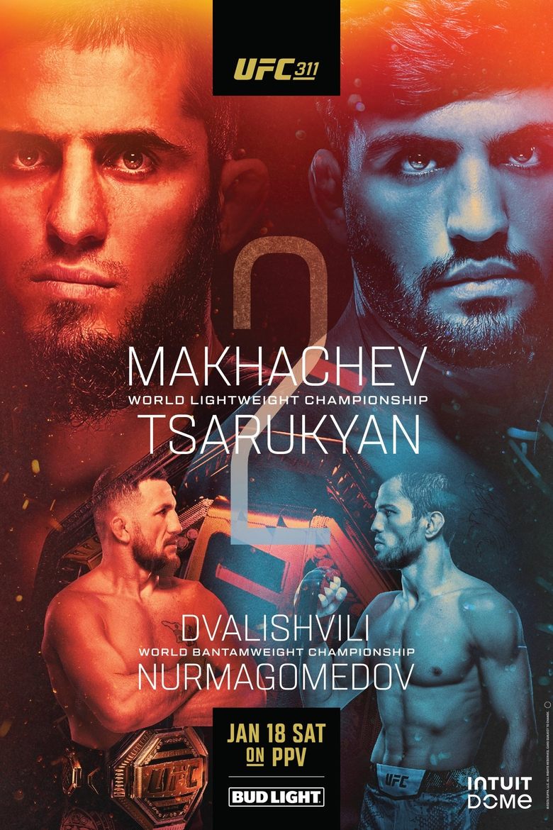 Poster of UFC 311: Makhachev vs. Tsarukyan 2