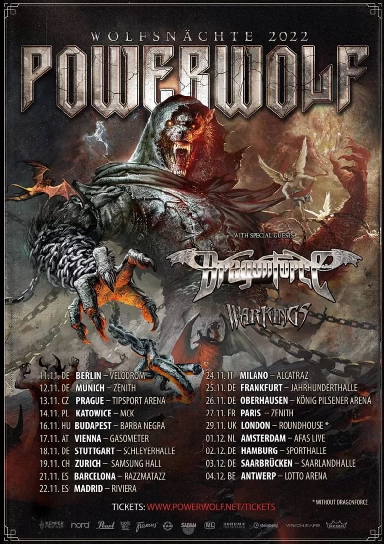 Poster of Powerwolf - Live at Oberhausen 2022