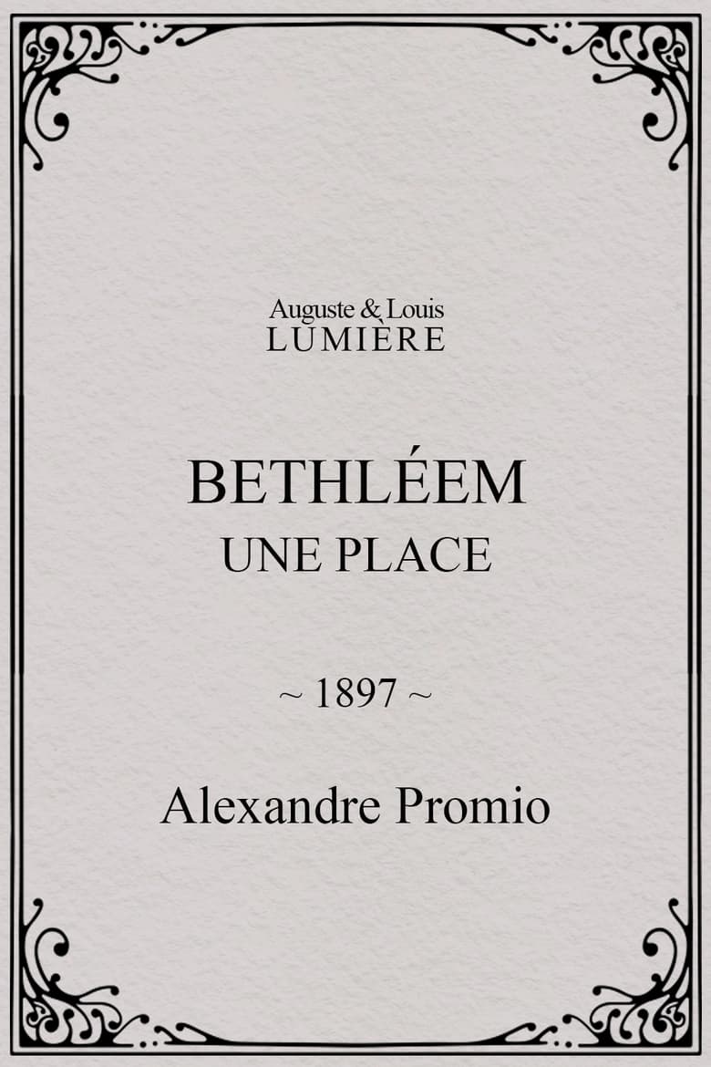 Poster of Bethléem, une place