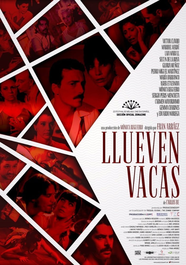 Poster of Llueven vacas