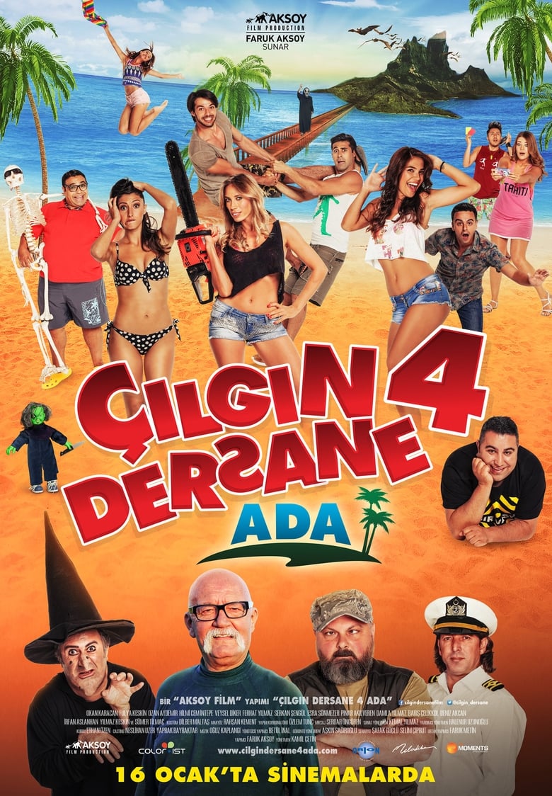 Poster of Çılgın Dersane 4: Ada