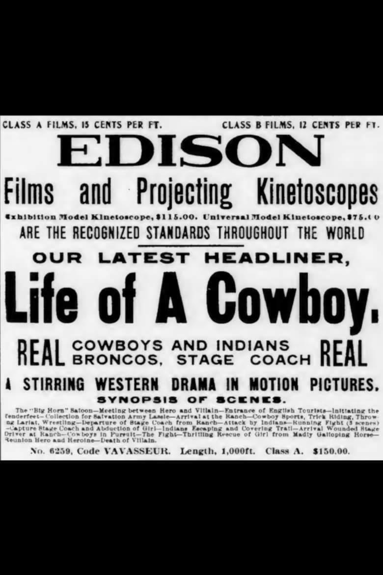 Poster of The Life of a Cowboy