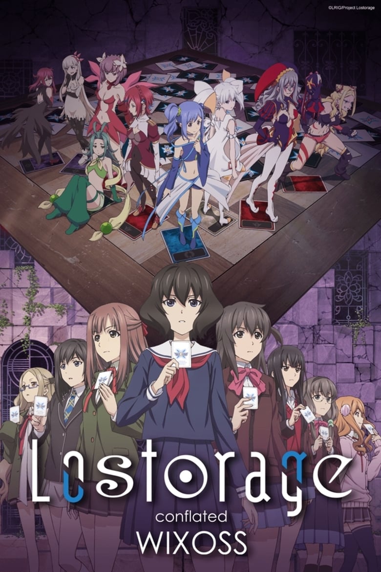 Poster of Cast and Crew in Lostorage Incited WIXOSS - Season 2 - Episode 3 - Initiation / Usual and Unusual