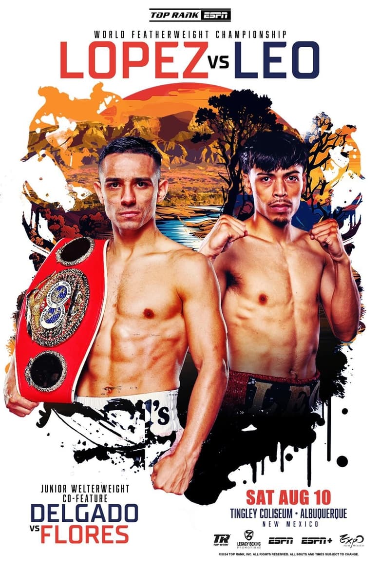 Poster of Luis Alberto Lopez vs. Angelo Leo