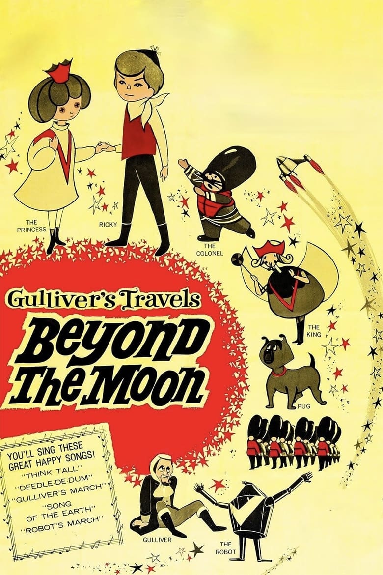 Poster of Gulliver's Travels Beyond the Moon