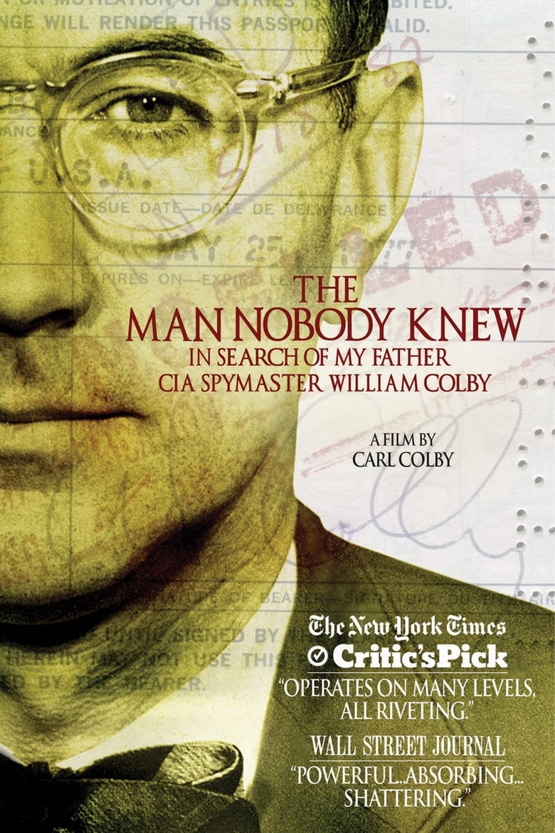 Poster of The Man Nobody Knew: In Search of My Father, CIA Spymaster William Colby