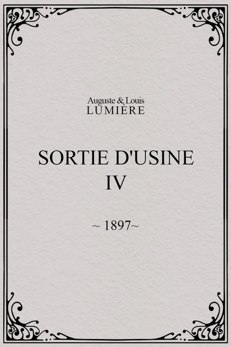 Poster of Sortie d'usine, [IV]