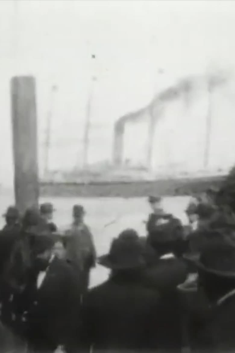 Poster of S.S. 'Coptic' in the Harbor