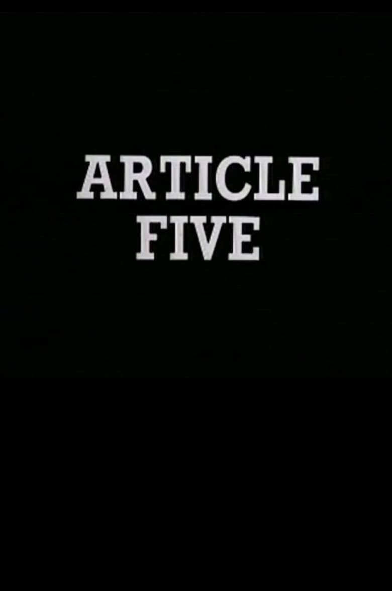 Poster of Article Five