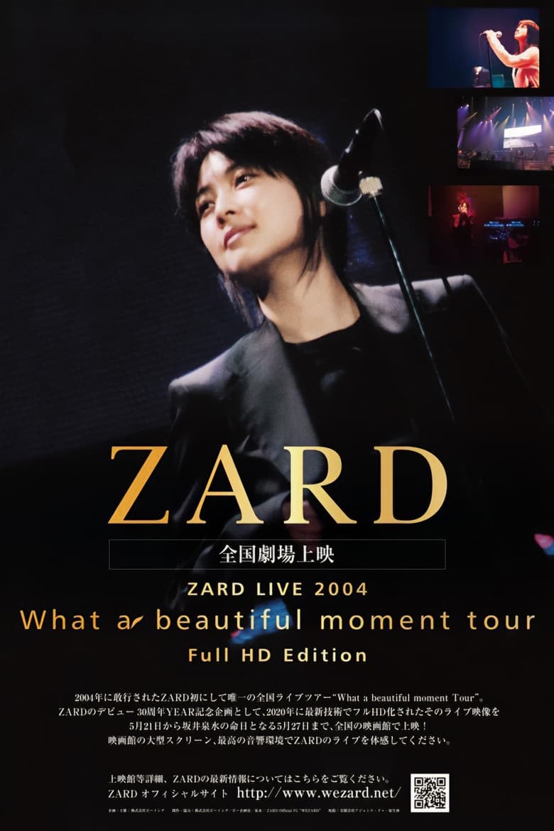 Poster of ZARD LIVE 2004“What a beautiful moment”（Full HD Edition）