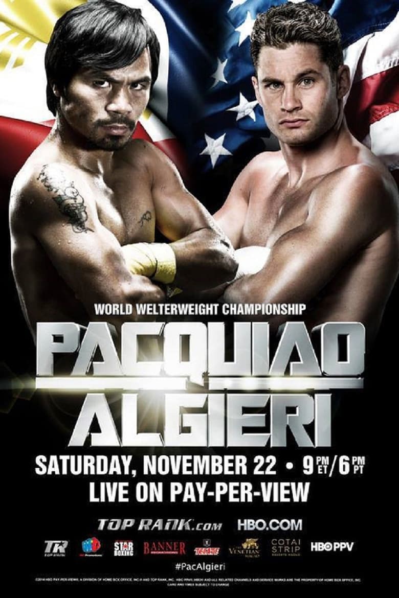 Poster of Manny Pacquiao vs. Chris Algieri