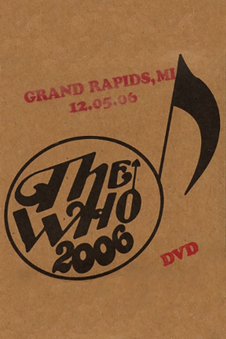 Poster of The Who: Grand Rapids 12/5/2006