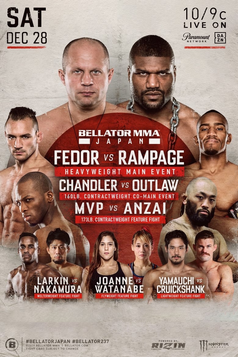 Poster of Bellator 237: Fedor vs. Rampage