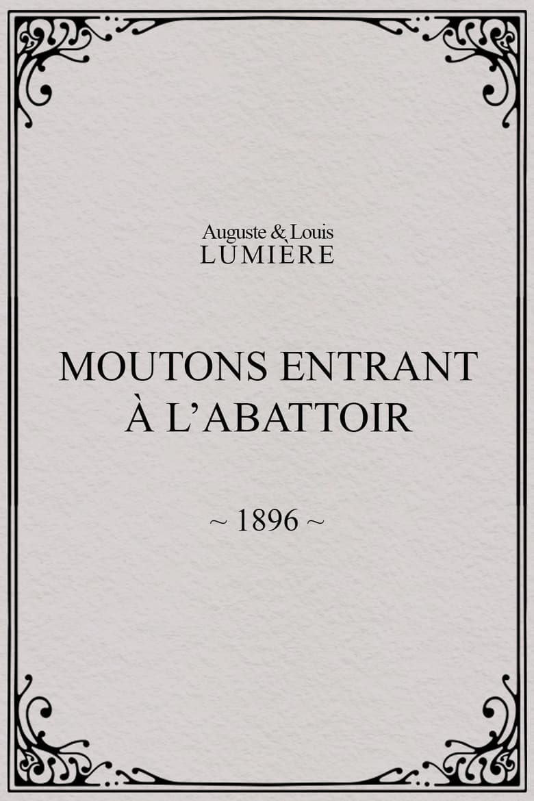 Poster of Moutons entrant à l'abattoir