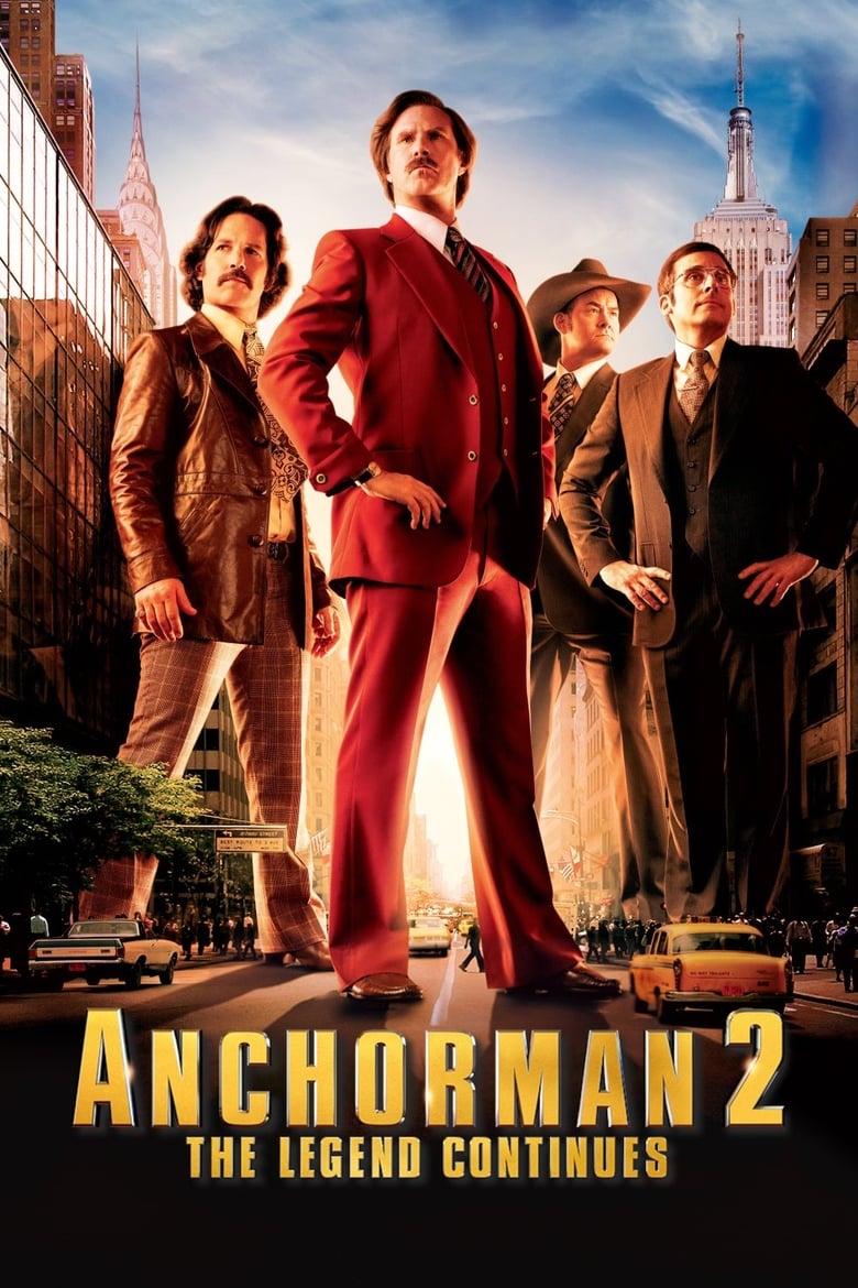 Poster of Anchorman 2: The Legend Continues