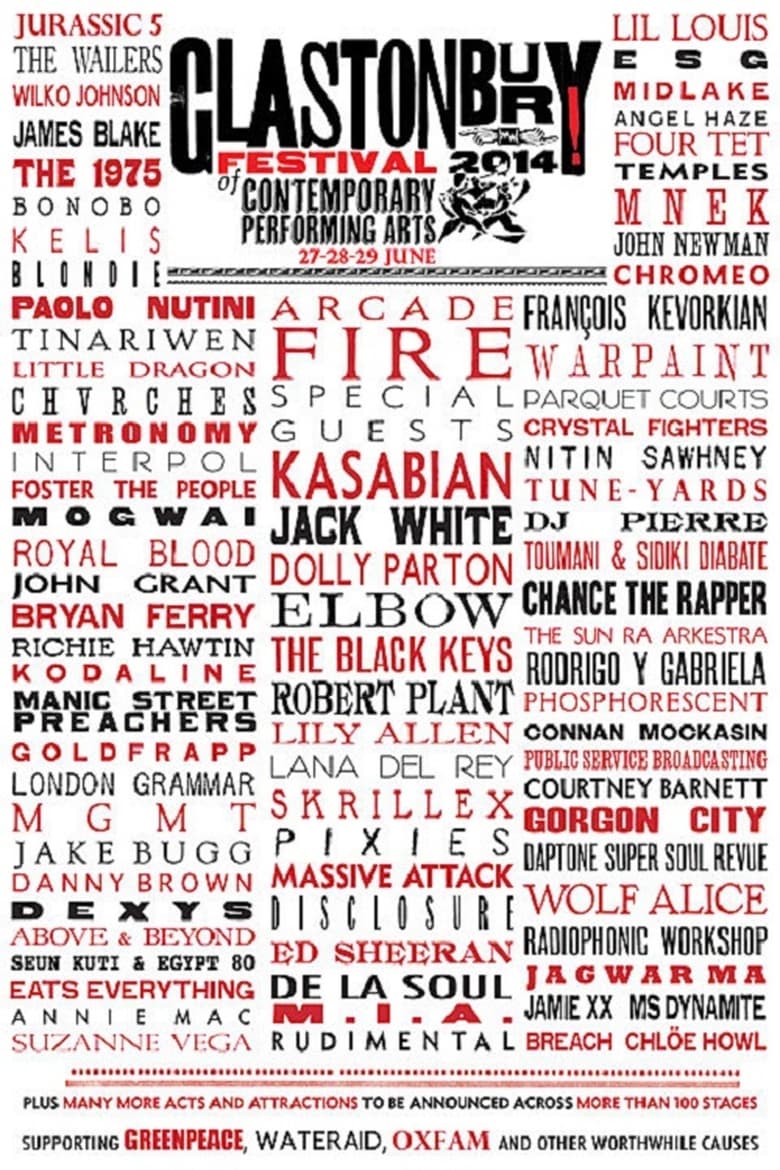 Poster of Jack White - Glastonbury