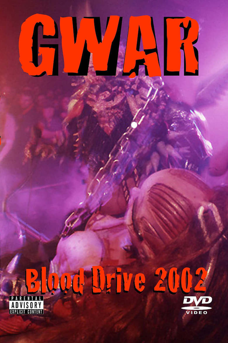 Poster of GWAR: Blood drive 2002