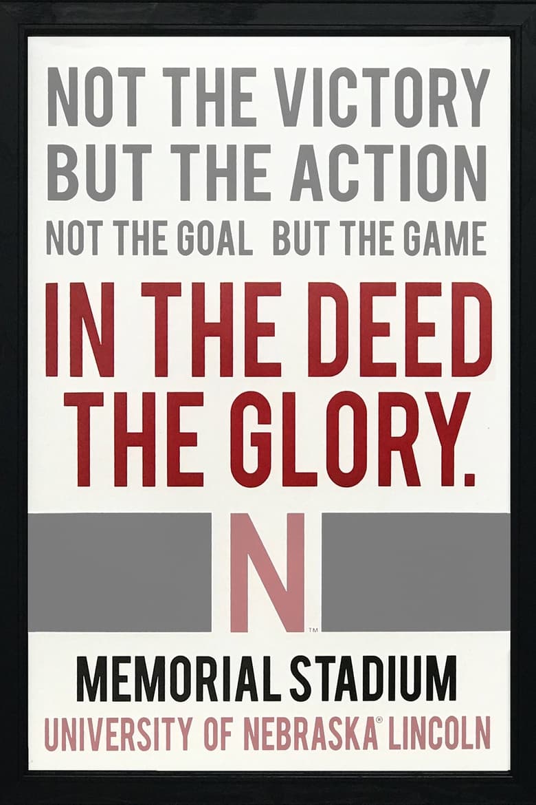 Poster of In the Deed the Glory: Memorial Stadium