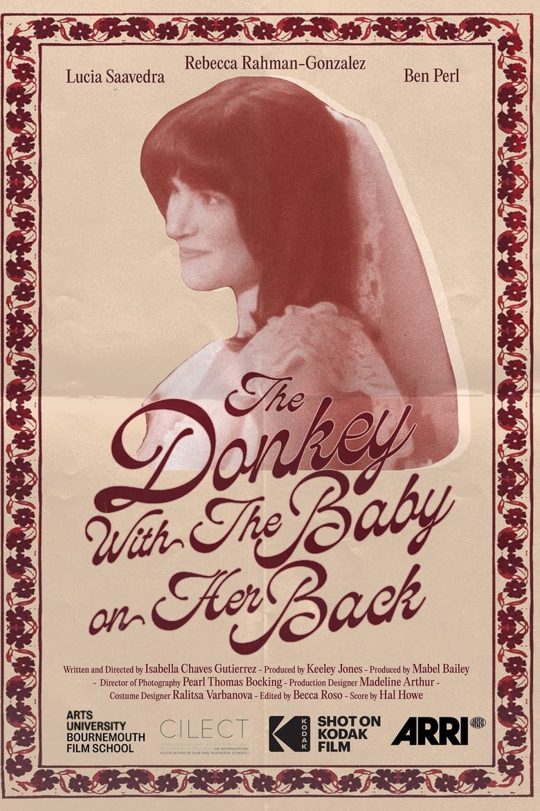 Poster of The Donkey with the Baby on Her Back