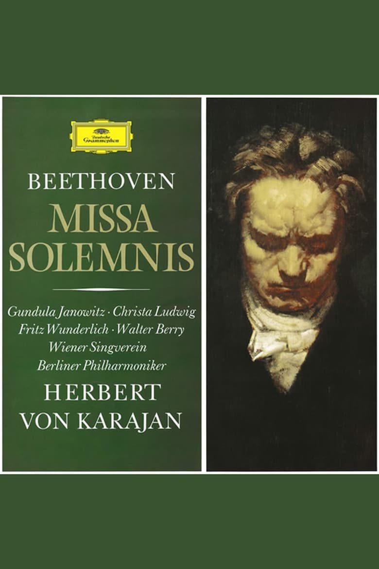 Poster of Beethoven · Missa Solemnis - Herbert von Karajan