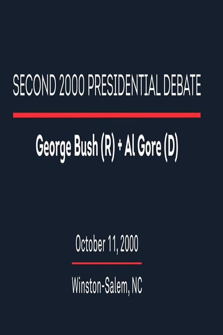 Poster of 2000 Second Presidential Debate