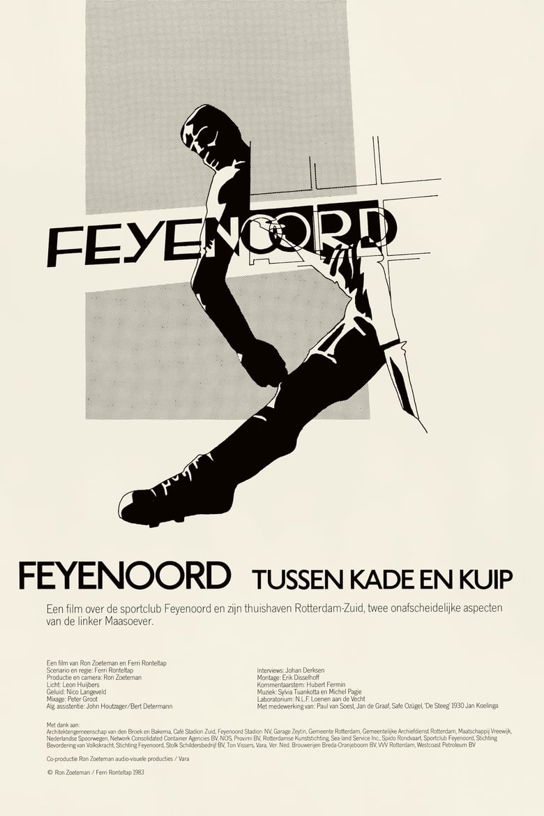 Poster of Feyenoord - tussen kade en Kuip