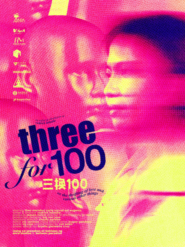 Poster of threefor100: or the thrifting of love and various other things