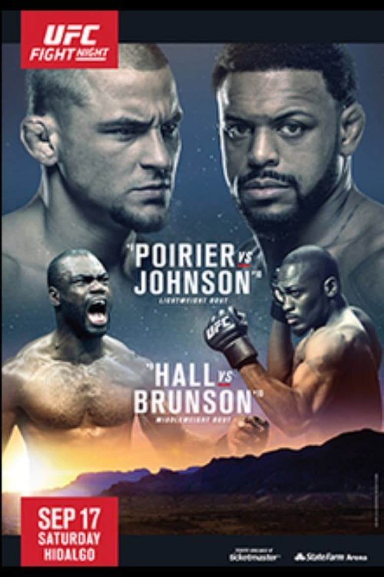 Poster of UFC Fight Night 94: Poirier vs. Johnson