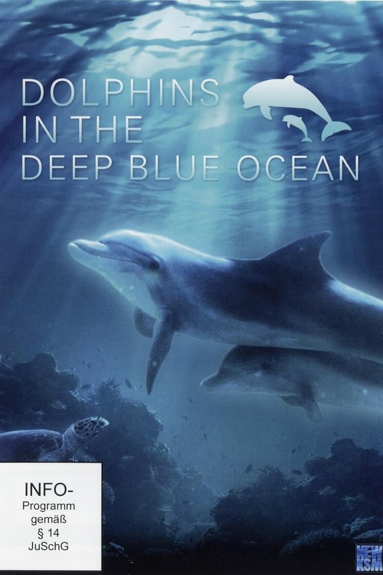 Poster of Dolphins in the Deep Blue Ocean