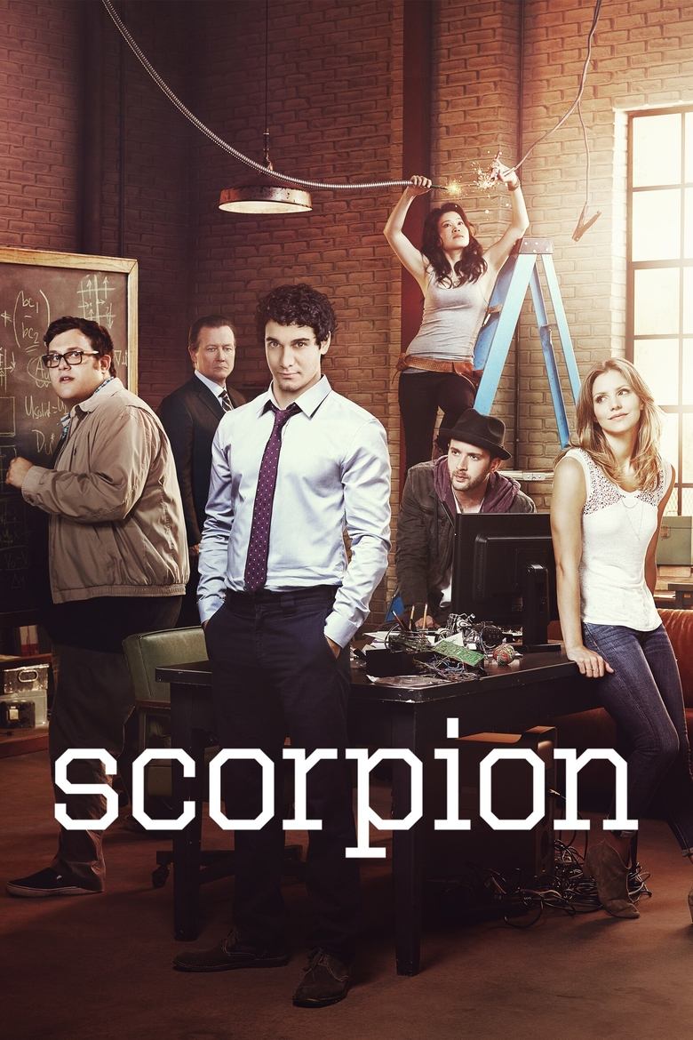 Poster of Cast and Crew in Scorpion - Season 1 - Episode 19 - Young Hearts Spark Fire