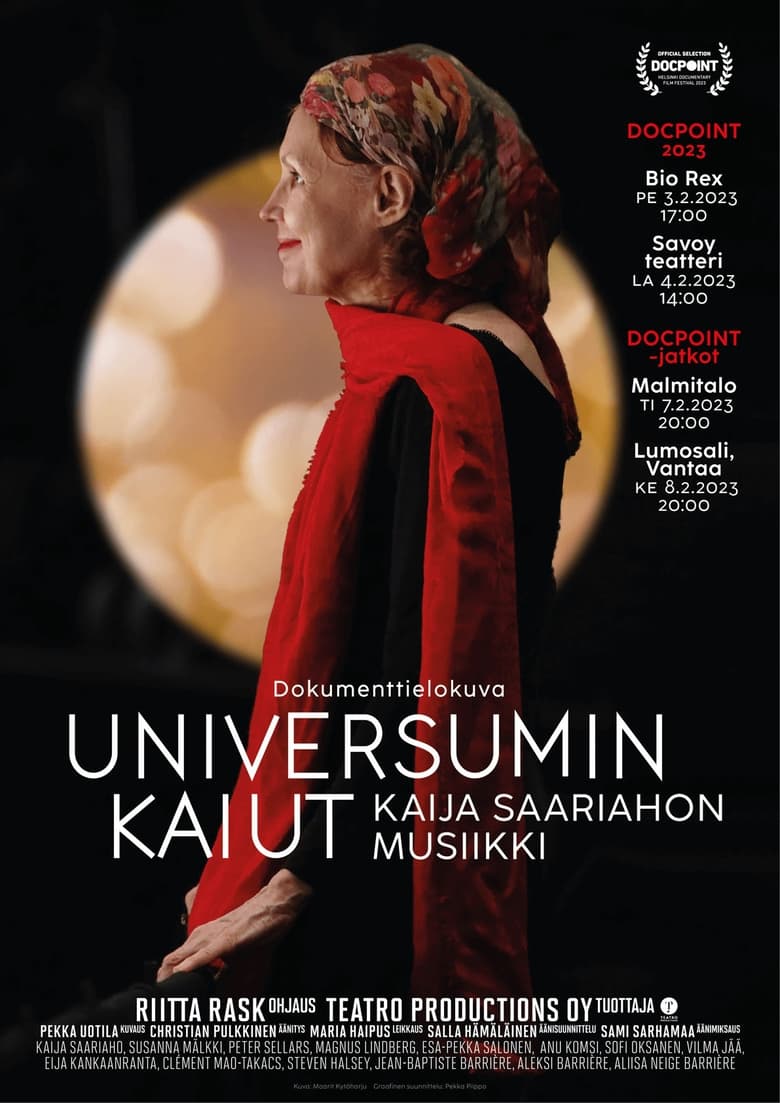 Poster of The Echoes of the Universe – The Music of Kaija Saariaho