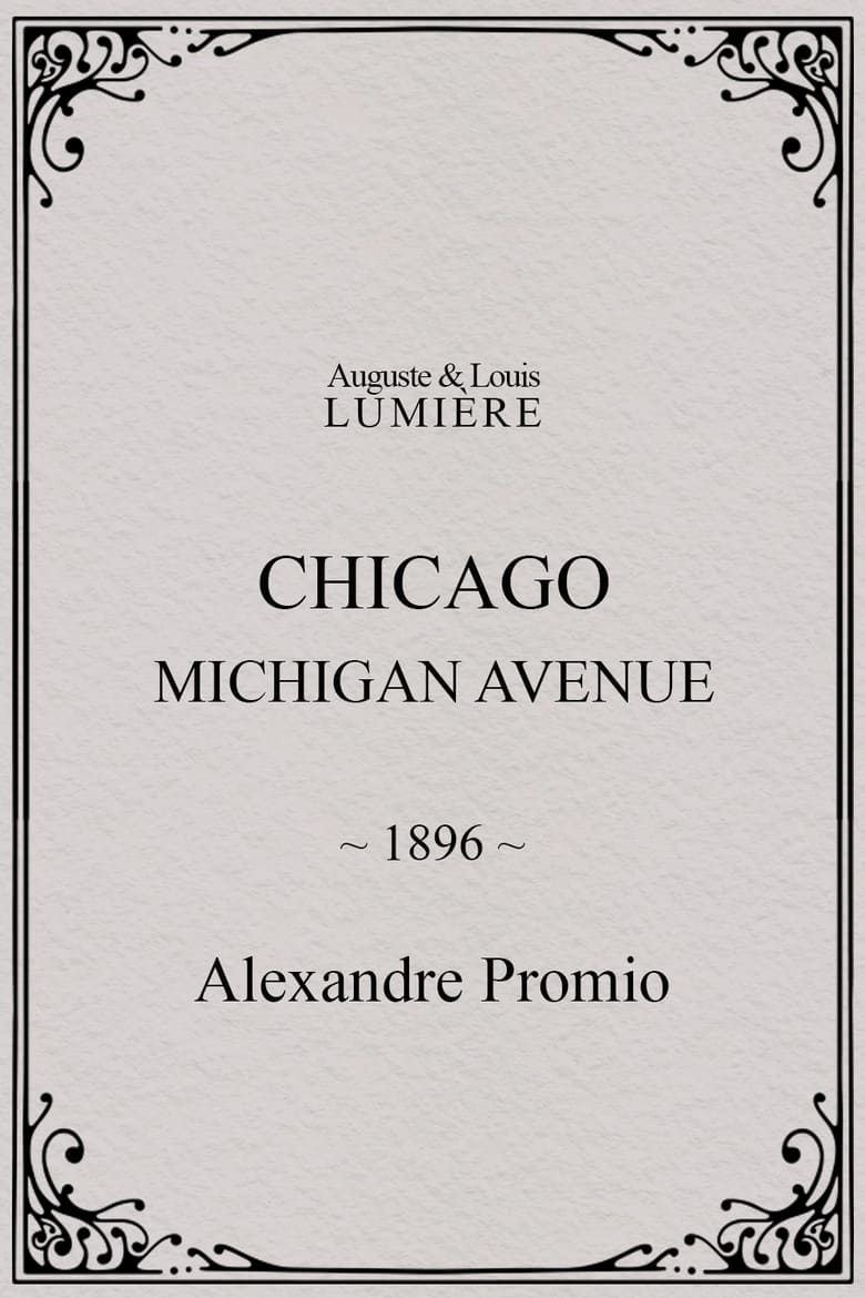 Poster of Chicago, Michigan avenue